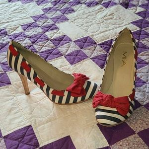 MIA nautical high heels